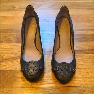 Tory Burch Black Women's Wedge Heels